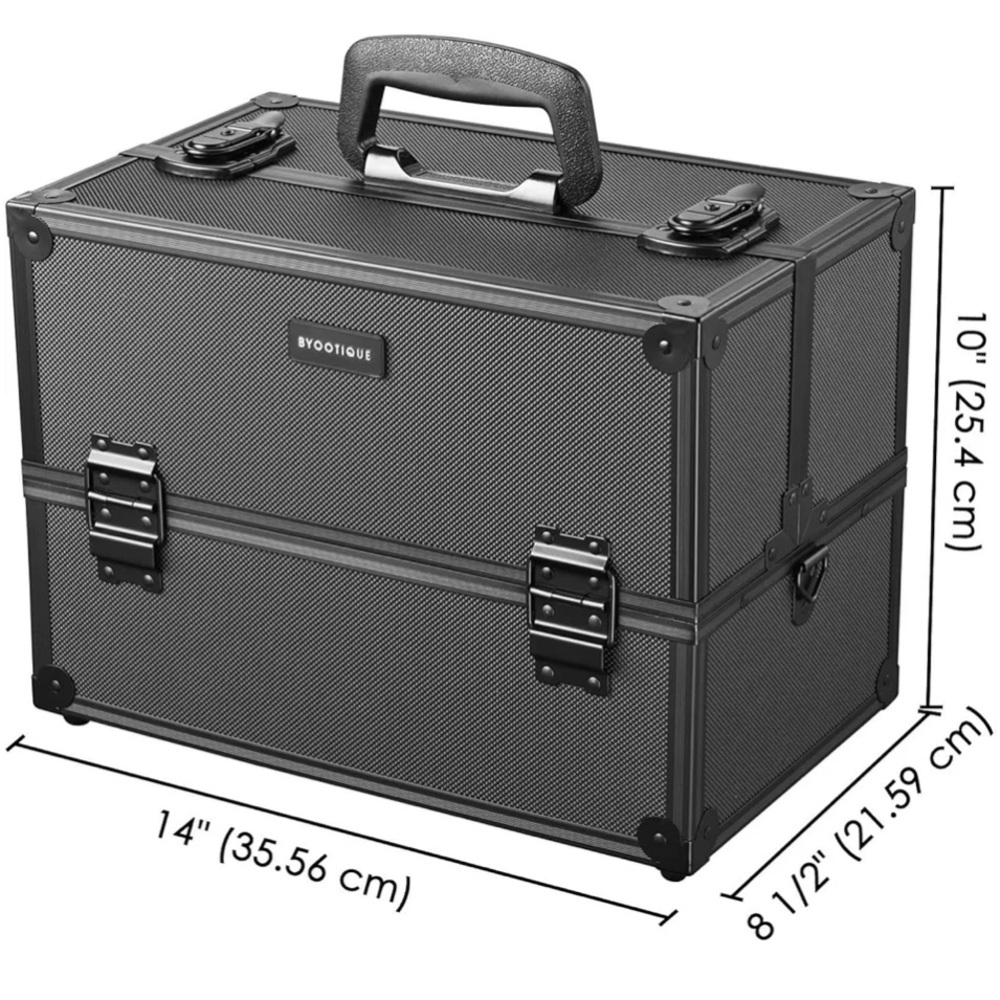 Black Textured Storage Box - Picture 7 of 10